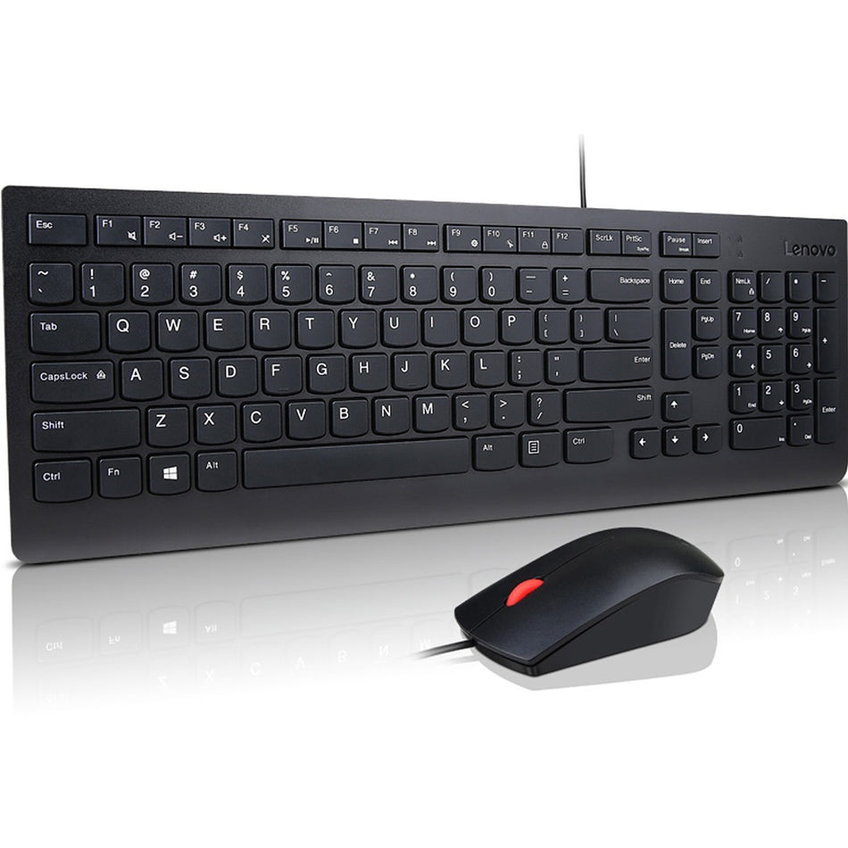 Lenovo Essential Wired Keyboard and Mouse Combo - US English - 4X30L79883