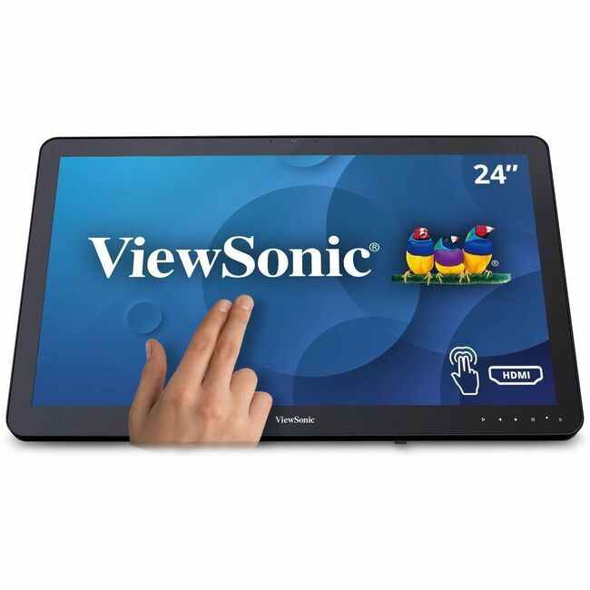 ViewSonic TD2430 24 Inch 1080p 10-Point Multi Touch Screen Monitor with HDMI and DisplayPort - TD2430