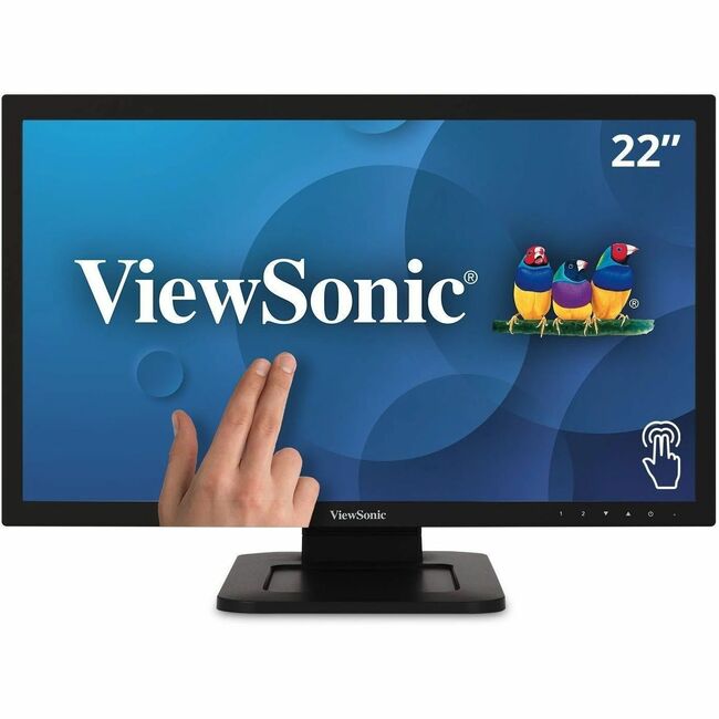 ViewSonic TD2210 22 Inch 1080p Single Point Resistive Touch Screen Monitor with DVI and VGA - TD2210