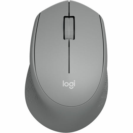 Logitech M330 SILENT PLUS Wireless Mouse, 2.4GHz with USB Receiver, Optical Tracking, Quiet & Lightweight, Gray - 910-004908
