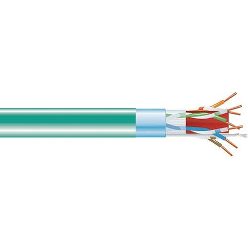 Black Box GigaTrue Cat.6a (F/UTP) Network Cable - C6ABC51S-GN-1000