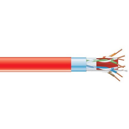 Black Box GigaTrue Cat.6a (F/UTP) Network Cable - C6ABC51S-RD-1000