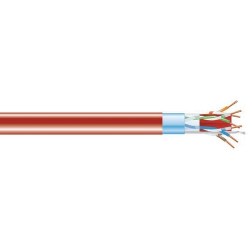 Black Box GigaTrue Cat.6a (F/UTP) Network Cable - C6ABC50S-RD-1000