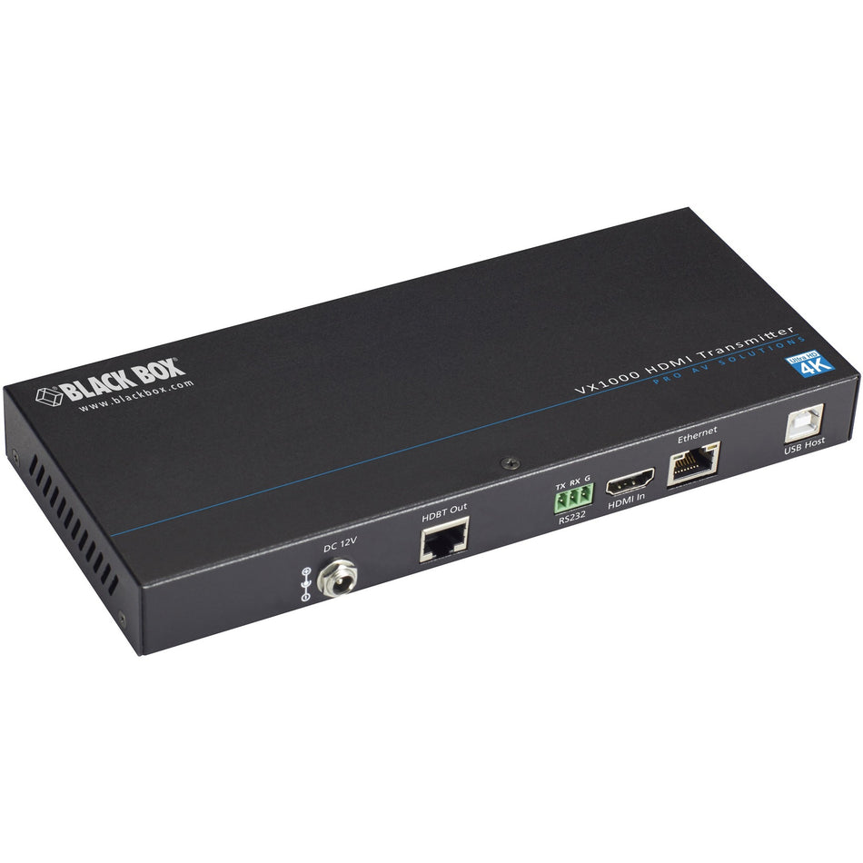 Black Box VX1000 Series HDMI Extender Transmitter - 4K, CATx, USB - VX-1001-TX