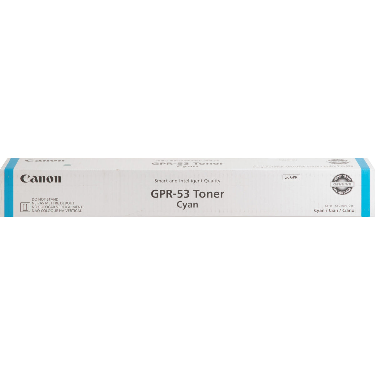 Canon GPR-53 Original Laser Toner Cartridge - Cyan - 1 Each - GPR53C