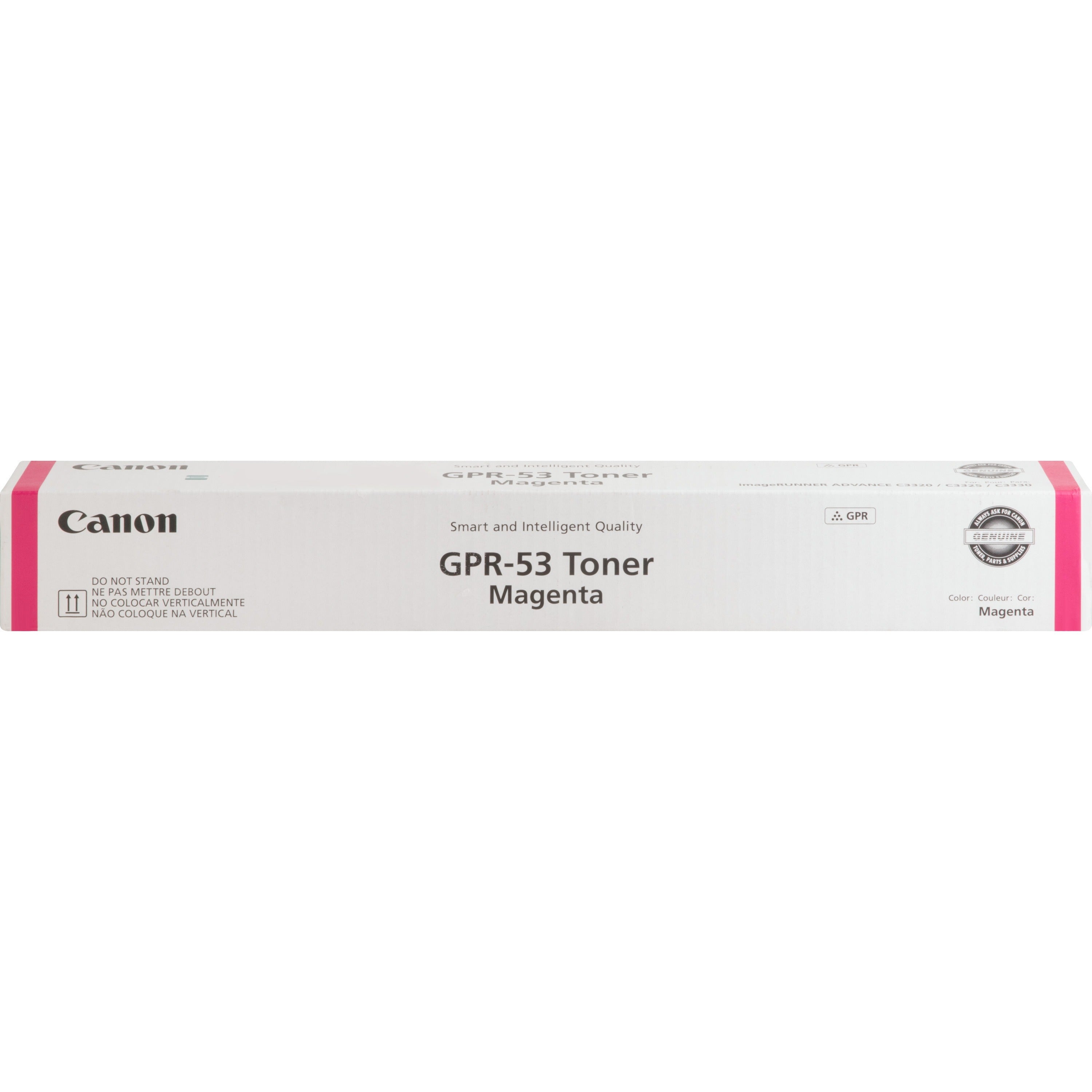 Canon GPR-53 Original Laser Toner Cartridge - Magenta - 1 Each - GPR53M