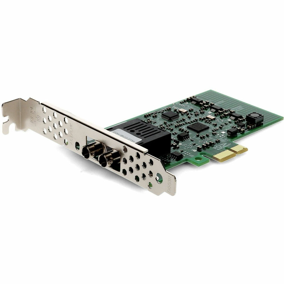 AddOn Allied Telesis&reg; AT-2711FX/ST-001 Comparable 100Mbs Single ST Port 2km MMF PCIe 2.0 x1 Network Interface Card - AT-2711FX/ST-001-AO