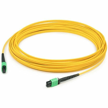 AddOn 40m MPO (Female) to MPO (Female) 12-Strand Yellow OS2 Crossover Fiber OFNR (Riser-Rated) Patch Cable - ADD-MPOMPO-40M9SM