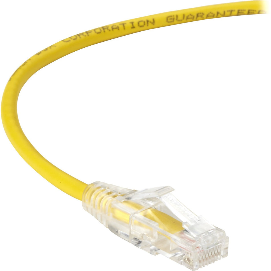 Black Box Slim-Net Cat.6 UTP Patch Network Cable - C6PC28-YL-04
