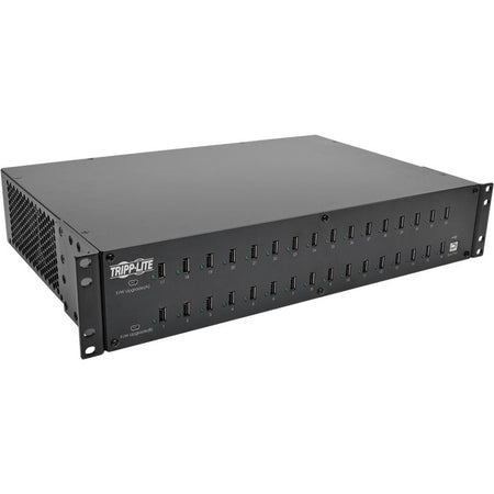 Tripp Lite by Eaton 32-Port USB Charging Station with Syncing, 5V 80A (400W) USB Charger Output, 2U Rack-Mount - U280-032-RM