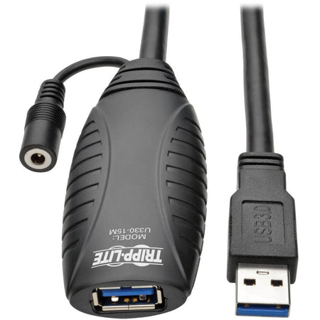 Eaton Tripp Lite Series USB 3.0 SuperSpeed Active Extension Repeater Cable (USB-A M/F), 15M (49.21 ft.) - U330-15M