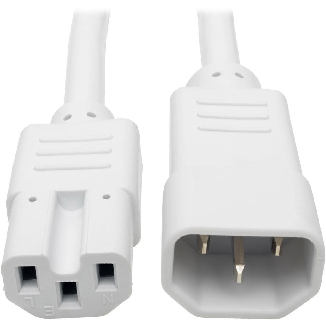 Tripp Lite by Eaton Power Cord C14 to C15 - Heavy-Duty 15A 250V 14 AWG 6 ft. (1.83 m) White - P018-006-AWH
