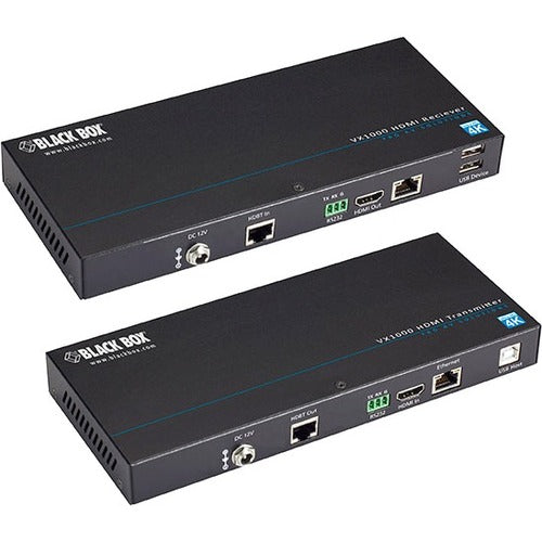 Black Box VX1000 Series Extender Kit - 4K, HDMI, CATx, USB - VX-1001-KIT