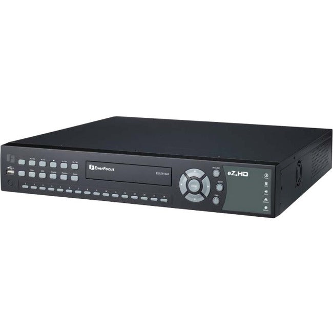 EverFocus 16 CH, H.264, 1080p Full HD Hybrid(AHD + TVI)DVR - 4 TB HDD - ELUX16X2/4T