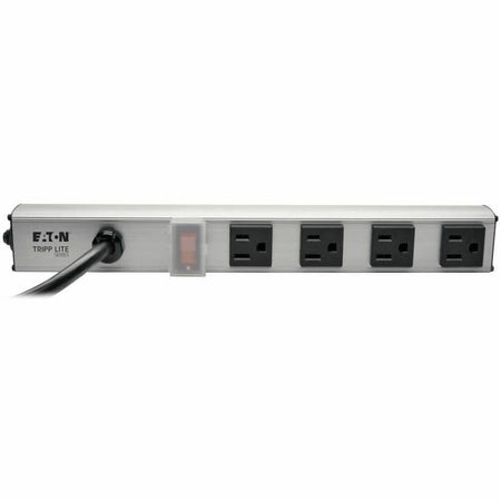 Eaton Tripp Lite Series 4-Outlet Power Strip, 10 ft. (3.05 m) Cord, NEMA 5-15P Plug, 12 in. - PS120410