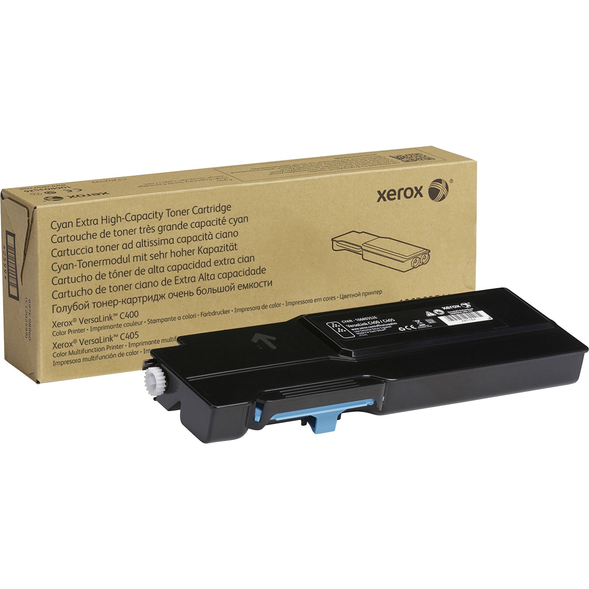 Xerox Original Extra High Yield Laser Toner Cartridge - Cyan - 1 Each - 106R03526