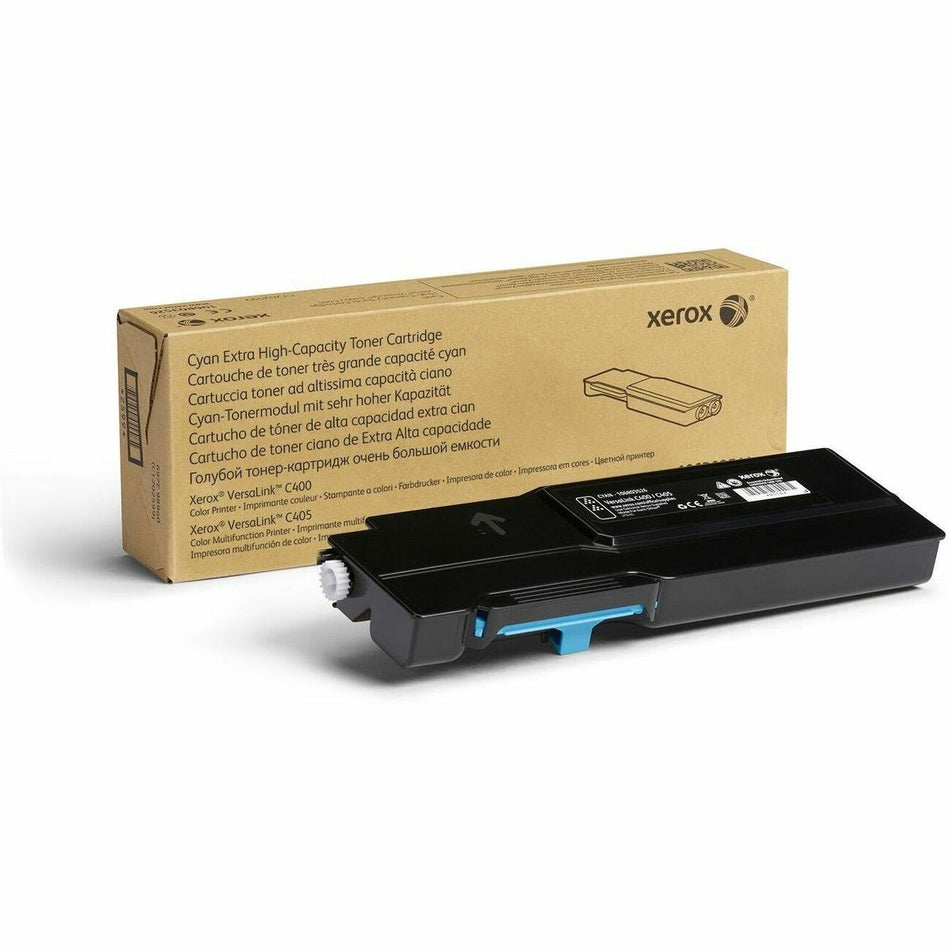Xerox Genuine Xerox&reg; VersaLink&reg; C400 Color Printer, C405 Color Multifunction Printer Cyan Extra High capacity Toner Cartridge (8000 Pages) - 106R03526 - 106R03526
