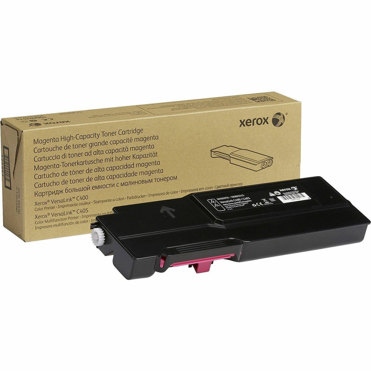 Xerox Genuine Xerox&reg; VersaLink&reg; C400 Color Printer, C405 Color Multifunction Printer Magenta High capacity Toner Cartridge (4800 Pages) - 106R03515 - 106R03515