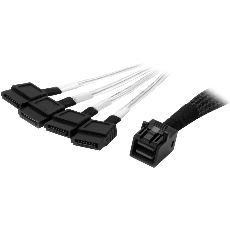 StarTech.com 1m Internal Mini SAS to SATA Cable - SFF-8643 to 4x SATA - SAS43SAT1M