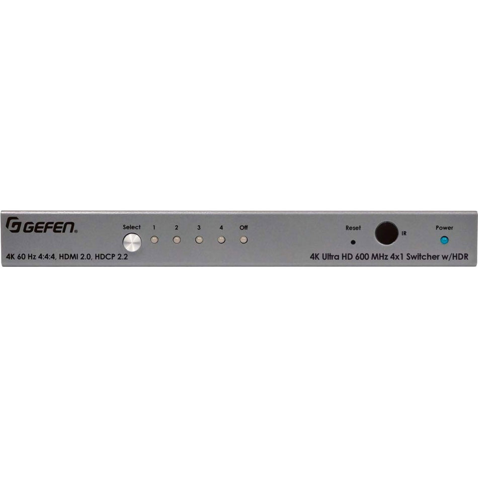 Gefen Ultra HD 600 MHz 4x1 Switcher for HDMI w/ HDR - EXT-UHD600-41
