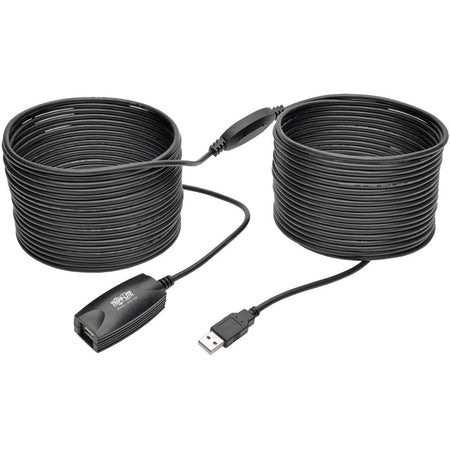 Eaton Tripp Lite Series USB 2.0 Active Extension Repeater Cable (A M/F), 15M (49.21 ft.) - U026-15M