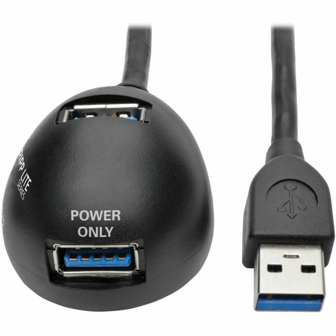 Eaton Tripp Lite Series 2-Port USB 3.0 SuperSpeed Desktop Extension Cable A (M/2xF), 6 ft. (1.83 m) - U324-006-DSK2