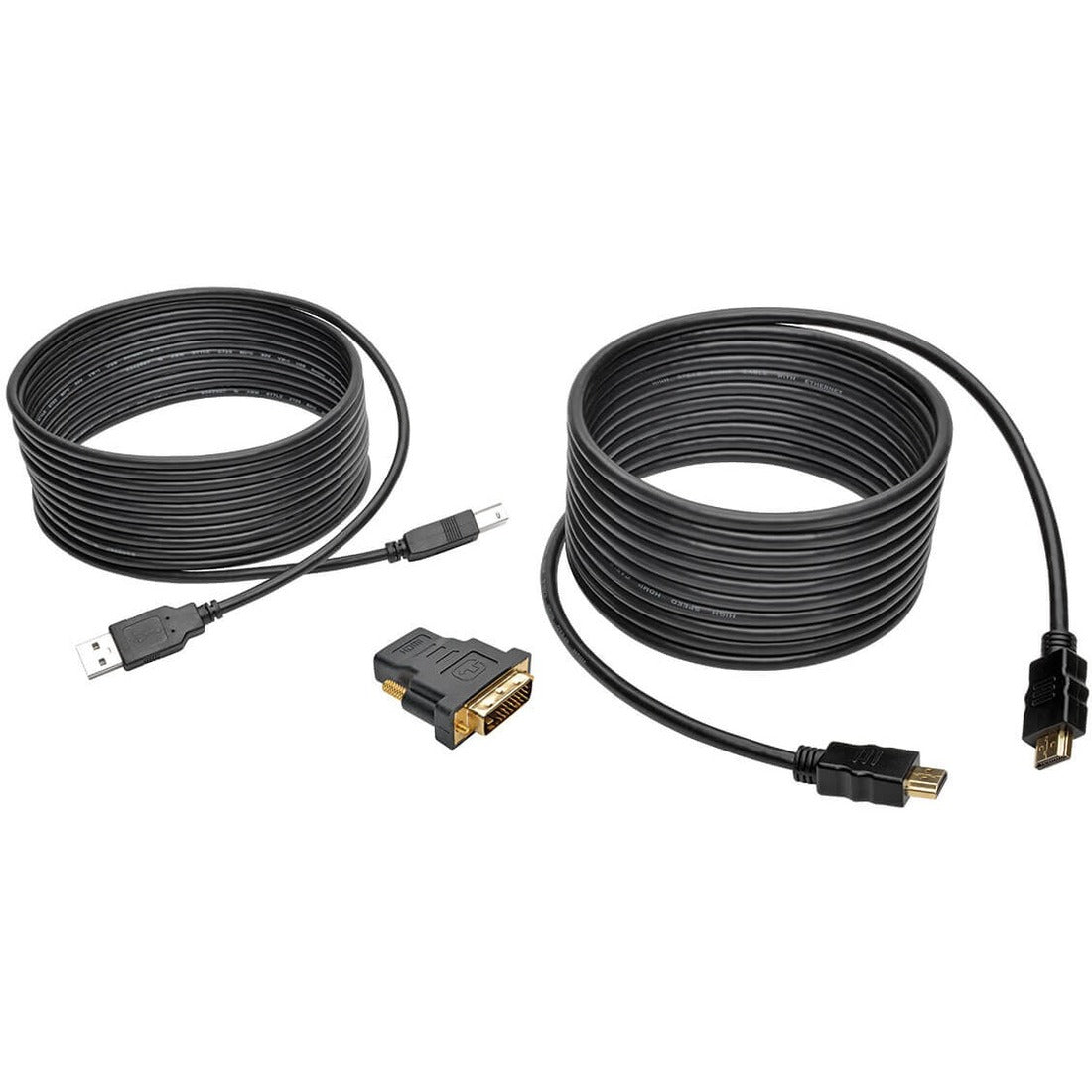 Eaton Tripp Lite Series HDMI/DVI/USB KVM Cable Kit, 15 ft. (4.57 m) - P782-015-DH