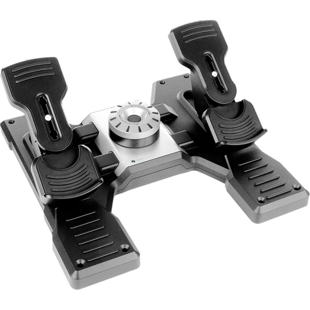 Logitech G Flight Rudder Pedals Professional Simulation Rudder Pedals with Toe Brake - 945-000024