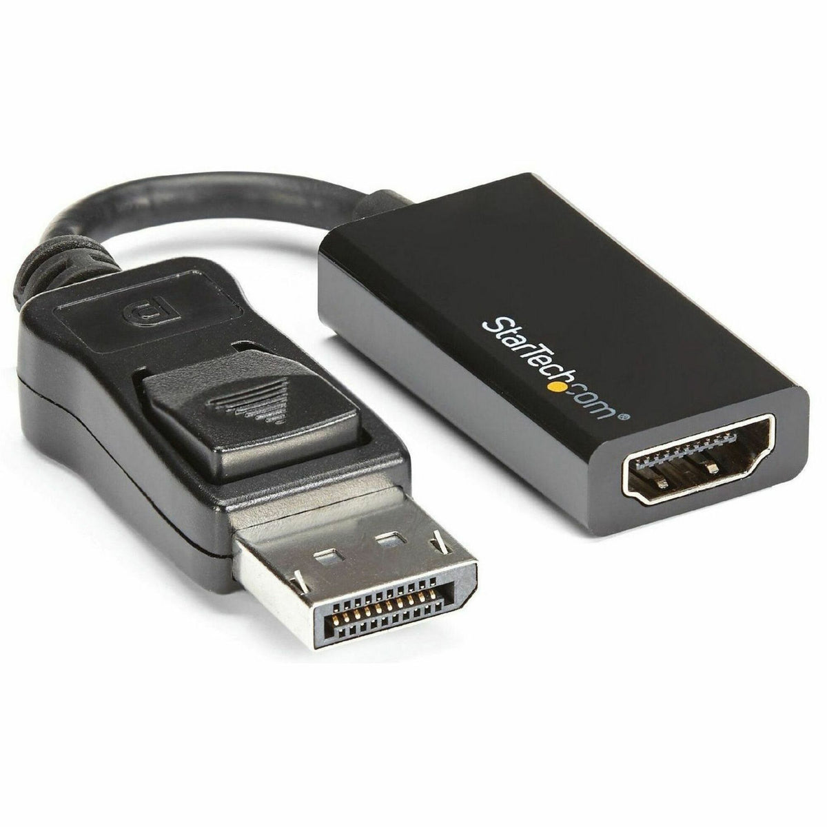 StarTech.com DisplayPort to HDMI Adapter, 4K 60Hz Active DP 1.4 to HDMI 2.0 Video Converter for Monitor/Display, Latching DP Connector - DP2HD4K60S