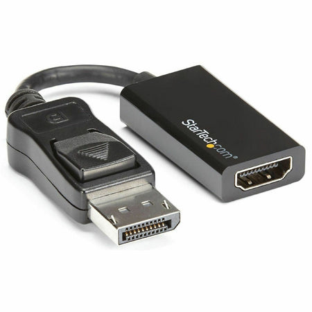 StarTech.com DisplayPort to HDMI Adapter, 4K 60Hz Active DP 1.4 to HDMI 2.0 Video Converter for Monitor/Display, Latching DP Connector - DP2HD4K60S