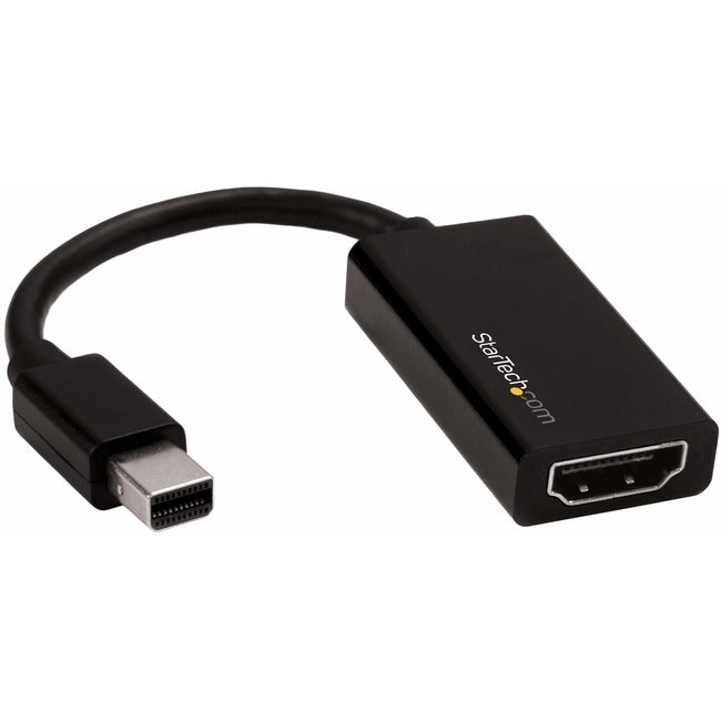 StarTech.com Mini DisplayPort to HDMI Adapter, Active Mini DP 1.4 to HDMI 2.0 Video Converter for Monitor/Display, 4K 60Hz, mDP to HDMI - MDP2HD4K60S