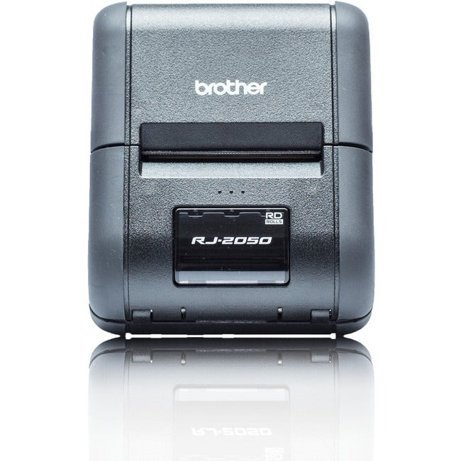 Brother RuggedJet RJ-2050 Direct Thermal Printer - Monochrome - Portable - Receipt Print - USB - Bluetooth - Wireless LAN - Battery Included - RJ2050