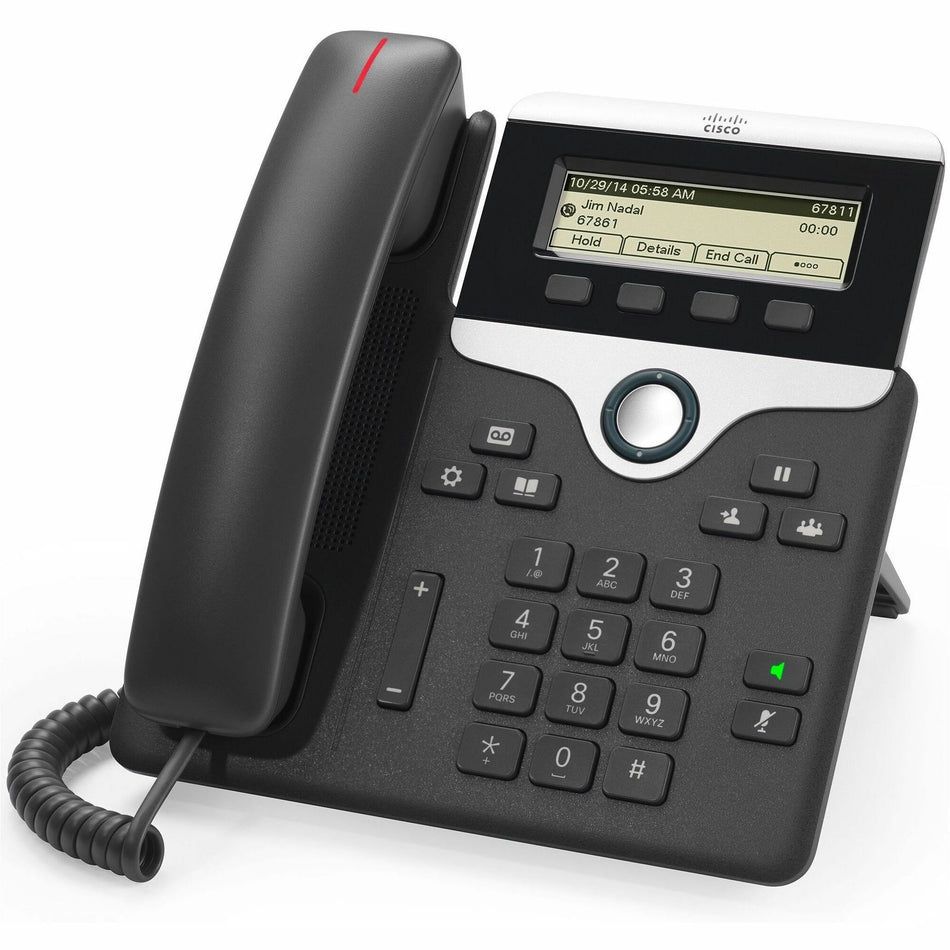 Cisco 7811 IP Phone - Corded - Corded - Wall Mountable - Charcoal - CP-7811-NC-K9=