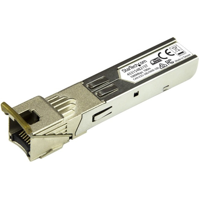 StarTech.com HPE 453154-B21 Compatible SFP Module - 1000BASE-T - 1GE Gigabit Ethernet SFP SFP to RJ45 Cat6/Cat5e - 100m - 453154B21ST