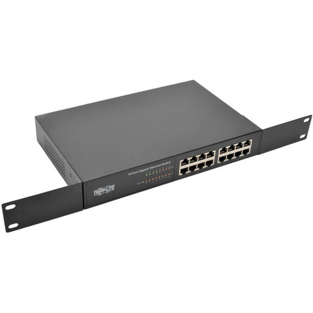 Tripp Lite by Eaton 16-Port 10/100/1000 Mbps 1U Rack-Mount/Desktop Gigabit Ethernet Unmanaged Switch, Metal Housing - NG16