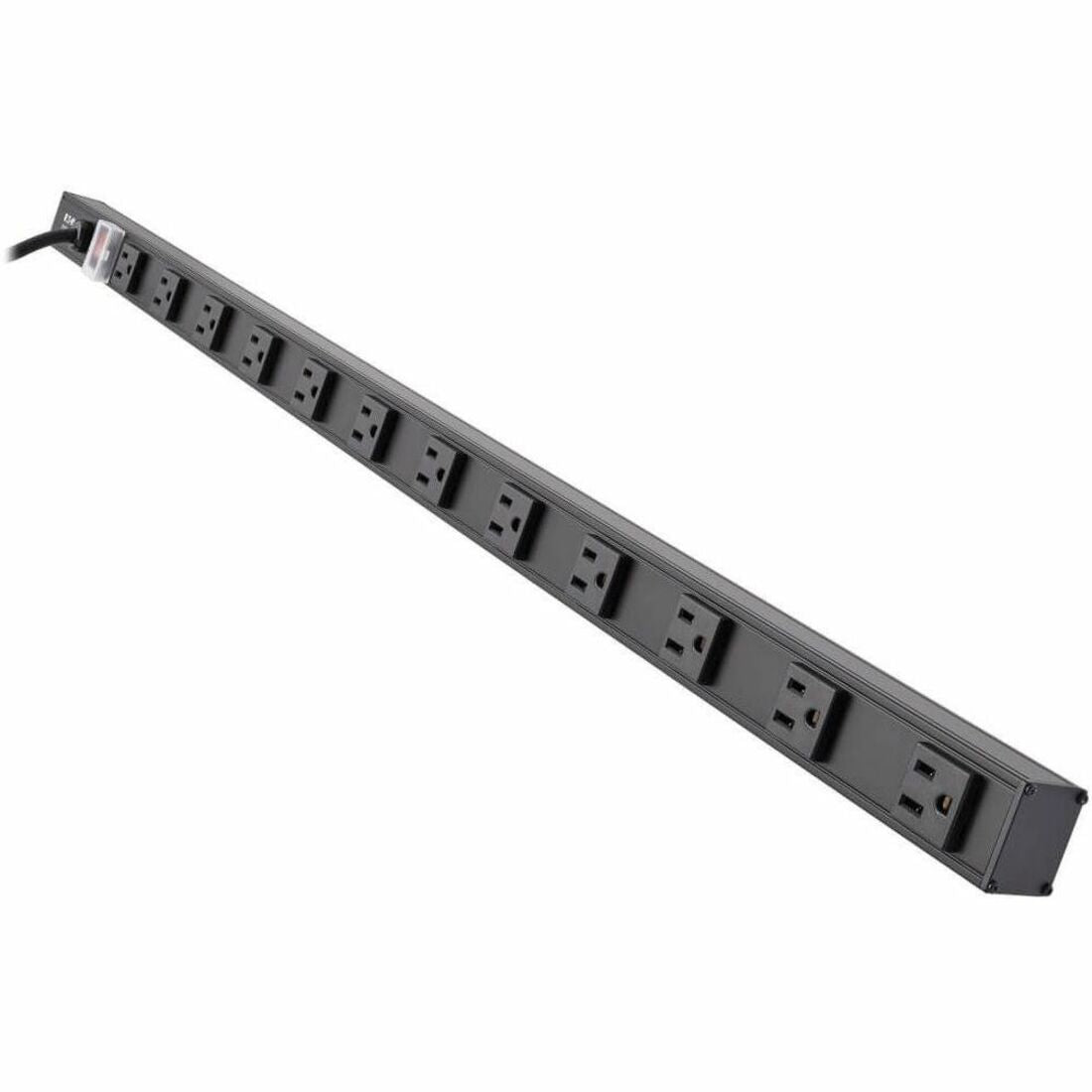 Tripp Lite by Eaton 12-Outlet Vertical Power Strip 120V 15A NEMA 5-15P 15 ft. (4.57 m) Cord 36 in. Black Housing - PS3612B