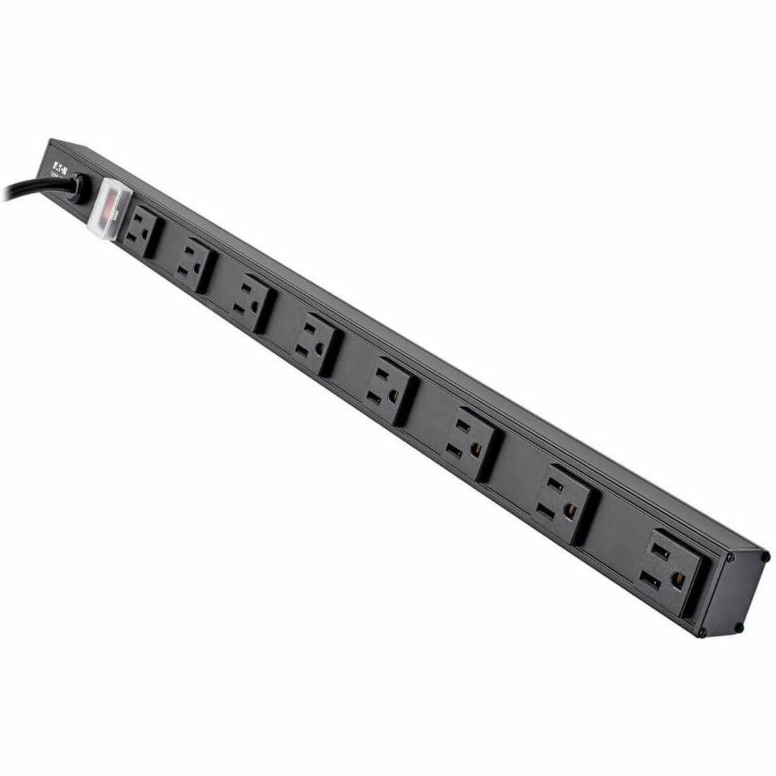 Tripp Lite by Eaton 8-Outlet Vertical Power Strip 120V 15A NEMA 5-15P 15 ft. (4.57 m) Cord 24 in. Black Housing - PS2408B