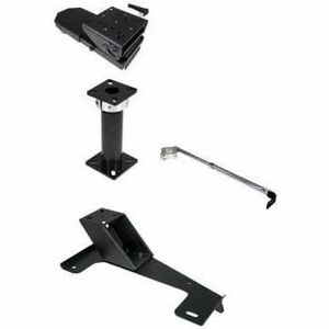Havis Vehicle Mount for Utility Vehicle (UTV), Pedestal, Computer - Black, Gray - PKG-PSM-368