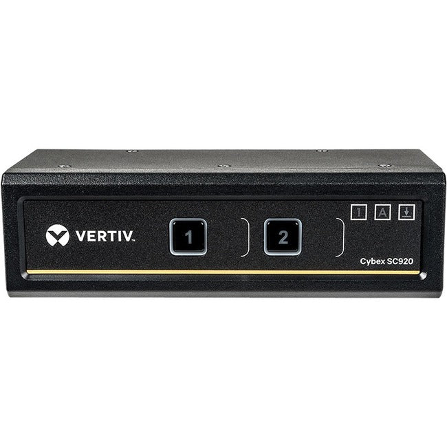 Vertiv Cybex SC900 Secure Desktop KVM Switch |2 Port Dual-Head | DVI-I |TAA - SC920-001