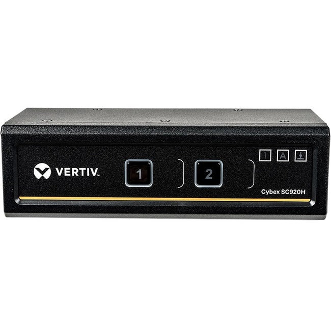 Vertiv Cybex SC900 Secure Desktop KVM Switch | 2 Port Dual-Head| HDMI | TAA - SC920H-001