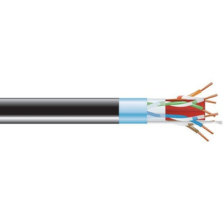 Black Box GigaTrue Cat.6a (F/UTP) Network Cable - C6ABC51S-BK-1000