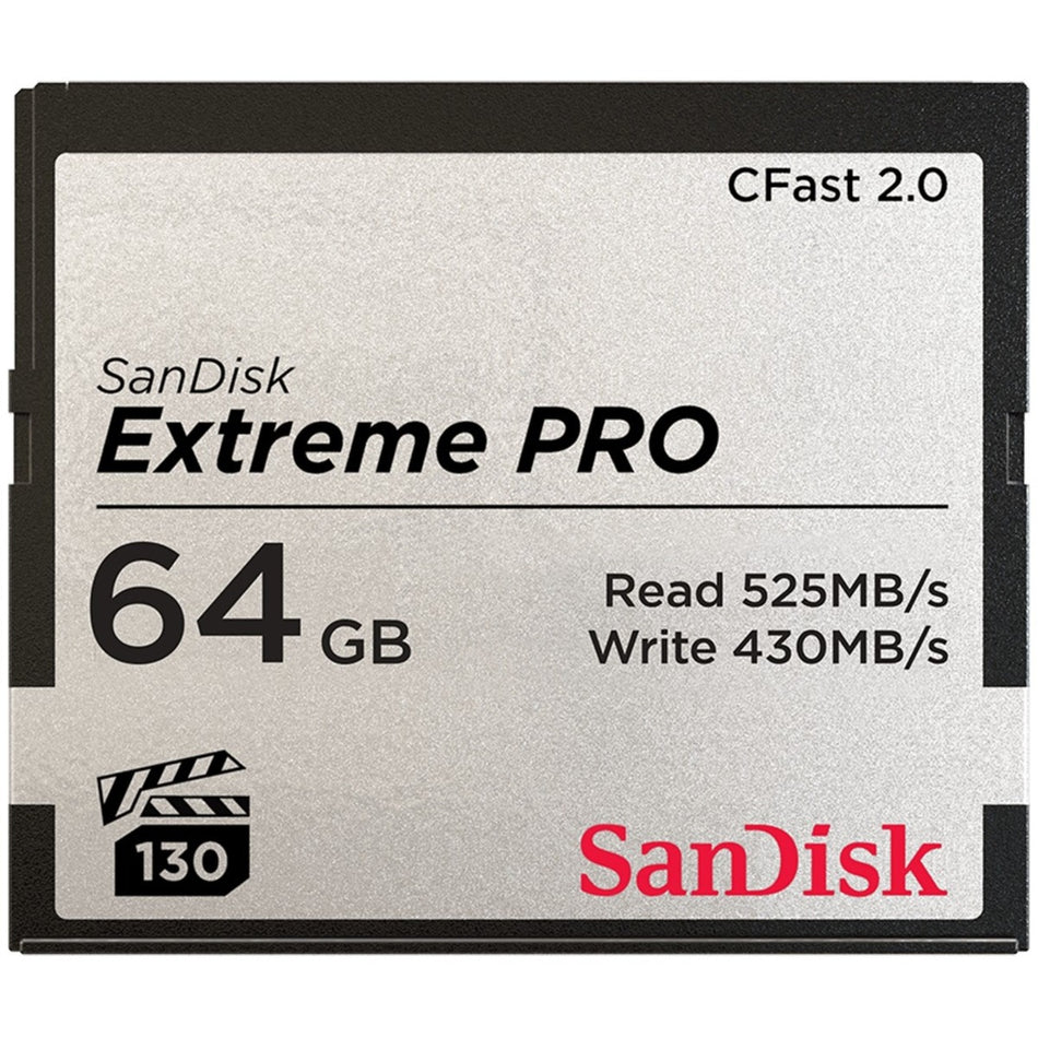 SanDisk Extreme Pro 64 GB CFast 2.0 Card - SDCFSP-064G-A46D