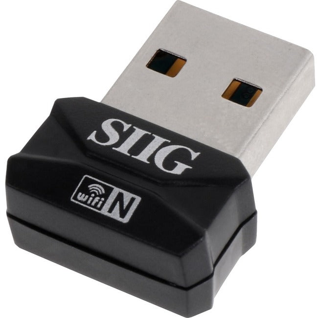 SIIG IEEE 802.11n Wi-Fi Adapter for Desktop Computer/Notebook - JU-WR0112-S2