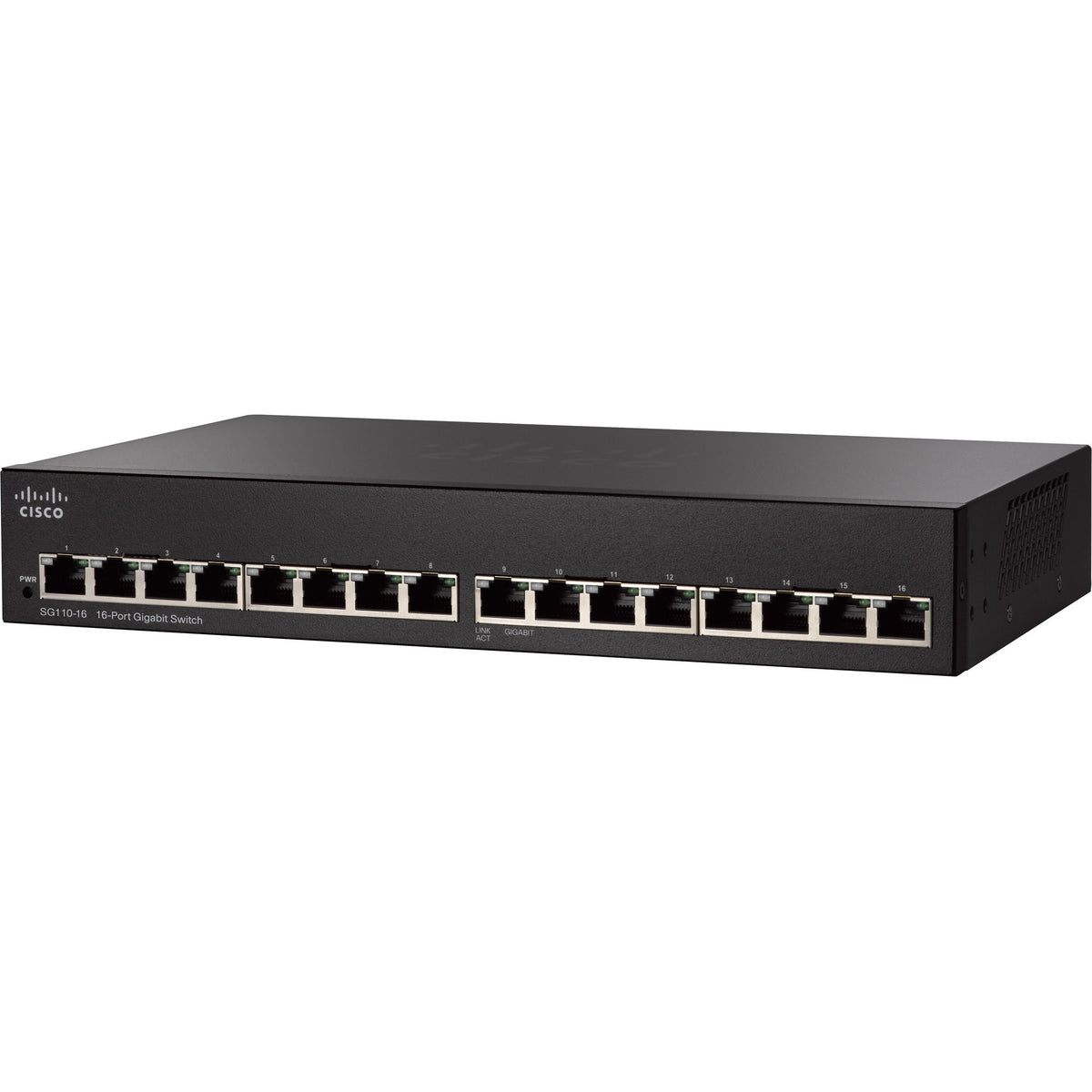 Cisco SG110-16 16-Port Gigabit Switch - SG110-16-NA-RF