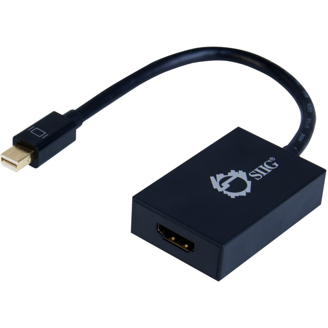 SIIG Mini DisplayPort 1.2 to HDMI 4Kx2K 60Hz Active Adapter - CB-DP1N11-S1