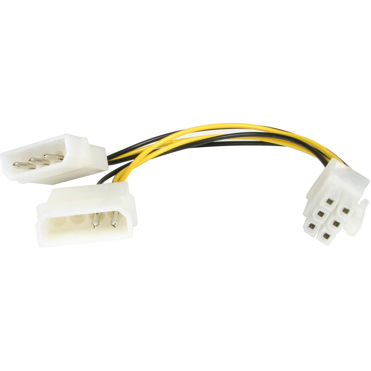 StarTech.com 6in LP4 to 6 Pin PCI Express Video Card Power Cable Adapter - 6 pin internal power (M) - 4 pin ATX12V (M) - 15.2 cm - LP4PCIEXADAP