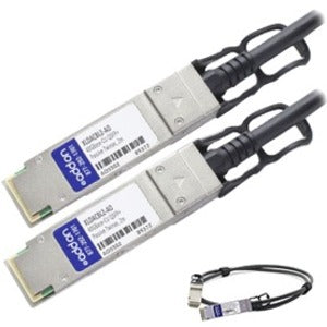 AddOn Intel Compatible TAA Compliant 40GBase-CU QSFP+ to QSFP+ Direct Attach Cable (Passive Twinax, 2m) - XLDACBL2-AO