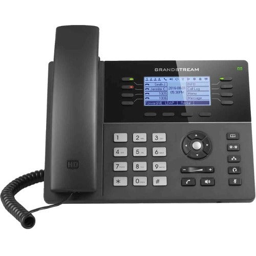 Grandstream GXP1782 IP Phone - Corded - Wall Mountable, Desktop - Black - GXP1782