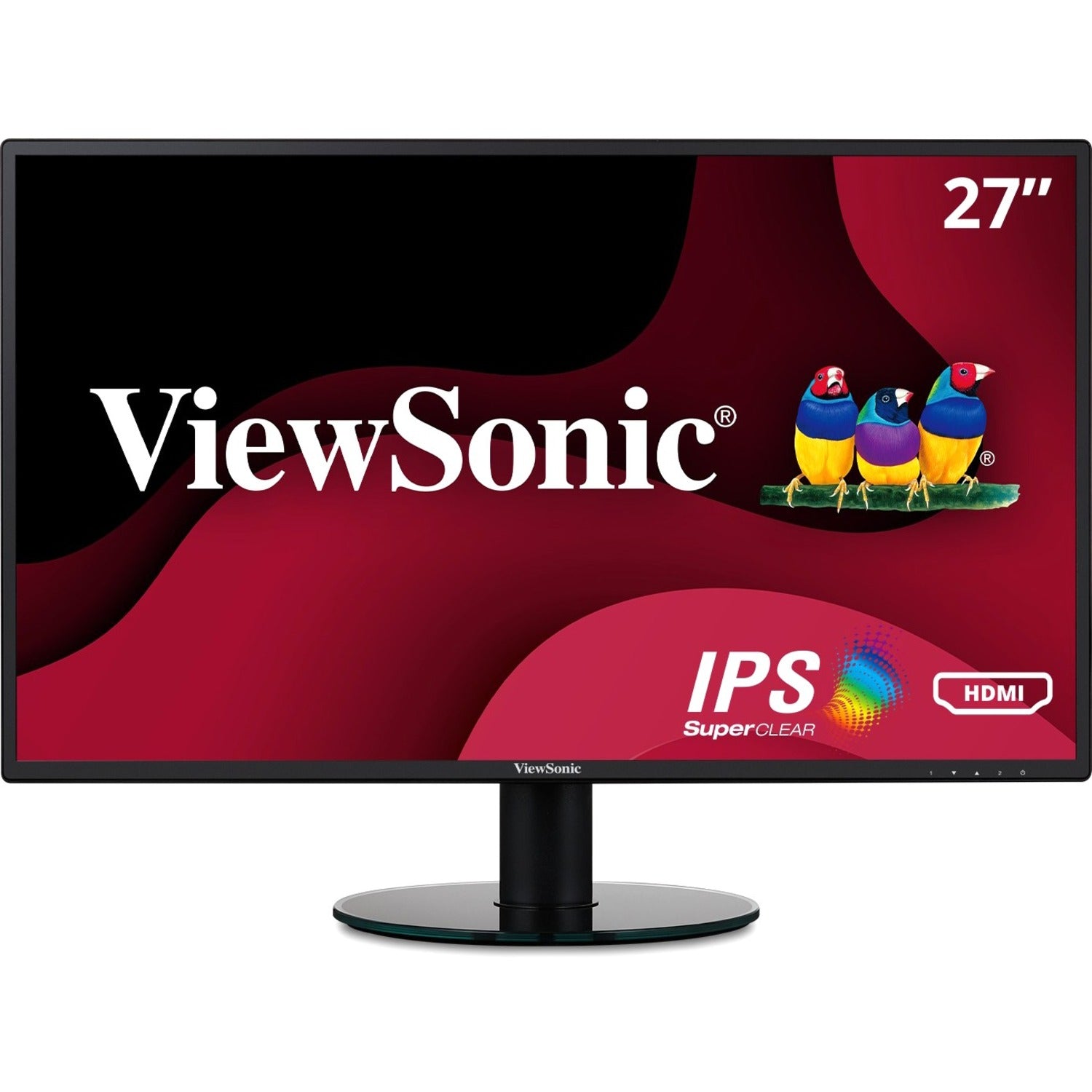 ViewSonic VA2719-SMH 27 Inch IPS 1080p LED Monitor with Ultra-Thin Bezels, HDMI and VGA Inputs for Home and Office - VA2719-SMH