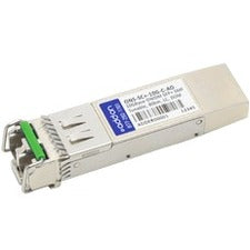 AddOn Cisco ONS ONS-SC+-10G-C Compatible TAA Compliant 10GBase-DWDM 50GHz SFP+ Transceiver (SMF, 1530nm to 1565nm, 80km, LC, DOM) - ONS-SC+-10G-C-AO